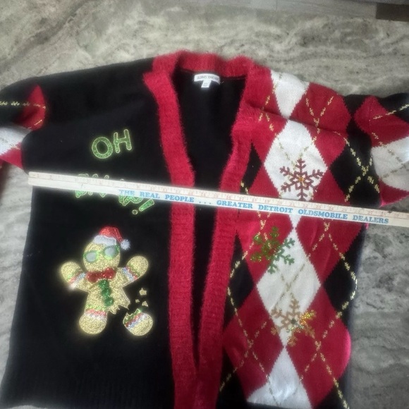 Oh Snap! Christmas Sweater Size XXL (C1) Gingerbread Man - Picture 4 of 8